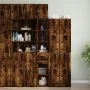 Armario estrecho madera ingeniería roble ahumado 30x42,5x225 cm by , Sideboards - Ref: Foro24-3281270, Price: 125,08 €, Disco...