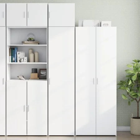 Armario estrecho madera de ingeniería blanco 45x42,5x225 cm by , Sideboards - Ref: Foro24-3281287, Price: 201,91 €, Discount: %
