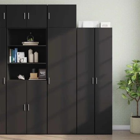 Armario estrecho madera de ingeniería negro 50x42,5x225 cm von , Sideboards - Ref: Foro24-3281302, Preis: 214,92 €, Rabatt: %