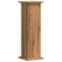 Soportes de planta madera ingeniería roble artisian 33x33x100cm de , Soportes para macetas - Ref: Foro24-852986, Precio: 57,8...