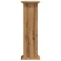 Soportes de planta madera ingeniería roble artisian 33x33x100cm de , Soportes para macetas - Ref: Foro24-852986, Precio: 57,8...
