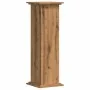 Soportes de planta madera ingeniería roble artisian 33x33x100cm de , Soportes para macetas - Ref: Foro24-852986, Precio: 57,8...