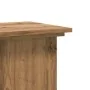 Soportes de planta madera ingeniería roble artisian 33x33x100cm de , Soportes para macetas - Ref: Foro24-852986, Precio: 57,8...