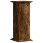 Soportes de plantas madera ingeniería roble ahumado 33x33x80 cm de , Soportes para macetas - Ref: Foro24-852973, Precio: 48,4...