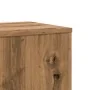Soportes para plantas 2 uds madera roble artisian 33x33x100 cm de , Soportes para macetas - Ref: Foro24-3307890, Precio: 106,...