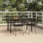 Juego de comedor de jardín 5 piezas ratán sintético negro von , Gartensets - Ref: Foro24-3157869, Preis: 391,79 €, Rabatt: %