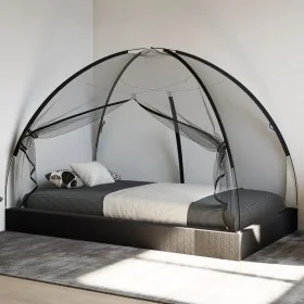 Mosquitera con puertas Mongolia 220 malla negra 200x120x130 cm by , Mosquito nets - Ref: Foro24-4010042, Price: 24,50 €, Disc...