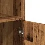 Armario con ruedas madera de ingeniería envejecida 55x40x91 cm de , Aparadores - Ref: Foro24-853189, Precio: 72,01 €, Descuen...