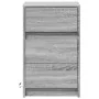Mesita de noche con luces LED madera de ingeniería gris Sonoma by , Nightstands - Ref: Foro24-852017, Price: 63,53 €, Discoun...