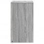 Mesita de noche con luces LED madera de ingeniería gris Sonoma by , Nightstands - Ref: Foro24-852017, Price: 63,53 €, Discoun...