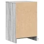 Mesita de noche con luces LED madera de ingeniería gris Sonoma by , Nightstands - Ref: Foro24-852017, Price: 63,53 €, Discoun...