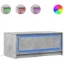 Mesa de centro con luces LED madera de ingeniería gris hormigón by , Coffee table - Ref: Foro24-851987, Price: 110,68 €, Disc...
