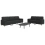 Juego de sofás con cojines 2 piezas tela negro von , Sofas - Ref: Foro24-3278339, Preis: 544,74 €, Rabatt: %