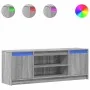 Mueble de TV LED madera ingeniería gris Sonoma 139,5x34x50 cm de , Muebles TV - Ref: Foro24-852199, Precio: 104,36 €, Descuen...
