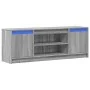 Mueble de TV LED madera ingeniería gris Sonoma 139,5x34x50 cm de , Muebles TV - Ref: Foro24-852199, Precio: 104,36 €, Descuen...