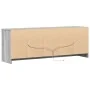 Mueble de TV LED madera ingeniería gris Sonoma 139,5x34x50 cm de , Muebles TV - Ref: Foro24-852199, Precio: 104,36 €, Descuen...