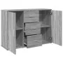 Aparador madera de ingeniería gris Sonoma 90,5x29,5x65 cm de , Aparadores - Ref: Foro24-849879, Precio: 93,30 €, Descuento: %