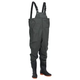 Vadeador de pecho con botas verde oscuro talla 38 by , Waders for hunting and fishing - Ref: Foro24-4016972, Price: 34,71 €, ...