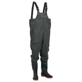 Vadeador de pecho con botas verde oscuro talla 45 by , Waders for hunting and fishing - Ref: Foro24-4016979, Price: 34,36 €, ...