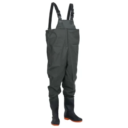 Vadeador de pecho con botas verde oscuro talla 45 by , Waders for hunting and fishing - Ref: Foro24-4016979, Price: 34,36 €, ...