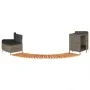 Borde bañera hidromasaje madera acacia y ratán sintético gris de , Accesorios para piscinas y spa - Ref: Foro24-365615, Preci...