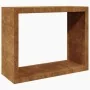 Leñero 100x40x80 cm Acero oxidado de , Bolsas y soportes de leña - Ref: Foro24-850981, Precio: 127,59 €, Descuento: %