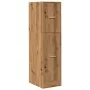 Armario botiquín madera ingeniería roble artisian 30x41x118 cm by , Lockers and storage cabinets - Ref: Foro24-855168, Price:...