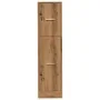 Armario botiquín madera ingeniería roble artisian 30x41x118 cm by , Lockers and storage cabinets - Ref: Foro24-855168, Price:...