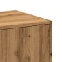 Armario botiquín madera ingeniería roble artisian 30x41x118 cm by , Lockers and storage cabinets - Ref: Foro24-855168, Price:...