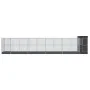 Pajarera con extensión acero plateado 1037x203x216 cm by , Feet and bird cages - Ref: Foro24-3214261, Price: 1,00 €, Discount: %