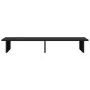 Soporte para monitor madera maciza de pino negro 100x27x15 cm by , Computer bases and risers - Ref: Foro24-854707, Price: 35,...