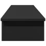 Soporte para monitor madera maciza de pino negro 100x27x15 cm by , Computer bases and risers - Ref: Foro24-854707, Price: 35,...