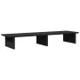Soporte para monitor madera maciza de pino negro 100x27x15 cm by , Computer bases and risers - Ref: Foro24-854707, Price: 35,...