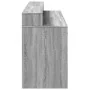 Escritorio con LED madera ingeniería gris sonoma 160x55x91 cm by , Desks - Ref: Foro24-3309434, Price: 206,90 €, Discount: %