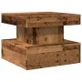 Mesa de centro con luces LED madera envejecida 50x50x40 cm by , Coffee table - Ref: Foro24-857712, Price: 62,39 €, Discount: %