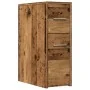 Armario de baño estrecho con ruedas madera envejecida von , Schließfächer und Lagerschränke - Ref: Foro24-855284, Preis: 68,5...