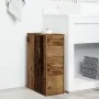 Armario de baño estrecho con ruedas madera envejecida von , Schließfächer und Lagerschränke - Ref: Foro24-855284, Preis: 68,5...