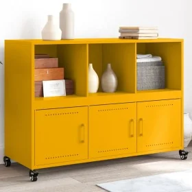 Aparador de acero amarillo mostaza 100,5x39x72 cm von , Sideboards - Ref: Foro24-846737, Preis: 134,48 €, Rabatt: %