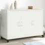 Aparador de acero blanco 100,5x39x72 cm de , Aparadores - Ref: Foro24-846685, Precio: 168,50 €, Descuento: %