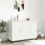 Aparador de acero blanco 100,5x39x72 cm de , Aparadores - Ref: Foro24-846685, Precio: 168,50 €, Descuento: %