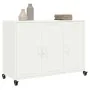 Aparador de acero blanco 100,5x39x72 cm de , Aparadores - Ref: Foro24-846685, Precio: 168,50 €, Descuento: %