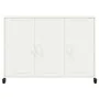 Aparador de acero blanco 100,5x39x72 cm de , Aparadores - Ref: Foro24-846685, Precio: 168,50 €, Descuento: %