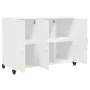 Aparador de acero blanco 100,5x39x72 cm de , Aparadores - Ref: Foro24-846685, Precio: 168,50 €, Descuento: %