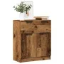 Aparador de madera de ingeniería envejecida 60x30x70 cm by , Sideboards - Ref: Foro24-856838, Price: 74,04 €, Discount: %