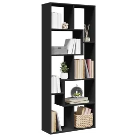 Librería divisora madera de ingeniería negra 67x25x161,5 cm by , Bookcases and shelves - Ref: Foro24-858076, Price: 92,89 €, ...