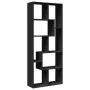 Librería divisora madera de ingeniería negra 67x25x161,5 cm de , Librerías y estanterías - Ref: Foro24-858076, Precio: 92,90 ...