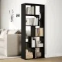 Librería divisora madera de ingeniería negra 67x25x161,5 cm de , Librerías y estanterías - Ref: Foro24-858076, Precio: 92,90 ...