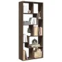 Librería divisora madera ingeniería marrón roble 67x25x161,5 cm by , Bookcases and shelves - Ref: Foro24-858081, Price: 89,25...