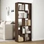Librería divisora madera ingeniería marrón roble 67x25x161,5 cm by , Bookcases and shelves - Ref: Foro24-858081, Price: 89,25...