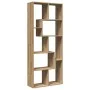 Librería divisora madera ingeniería roble artisan 67x25x161,5cm by , Bookcases and shelves - Ref: Foro24-858083, Price: 83,87...